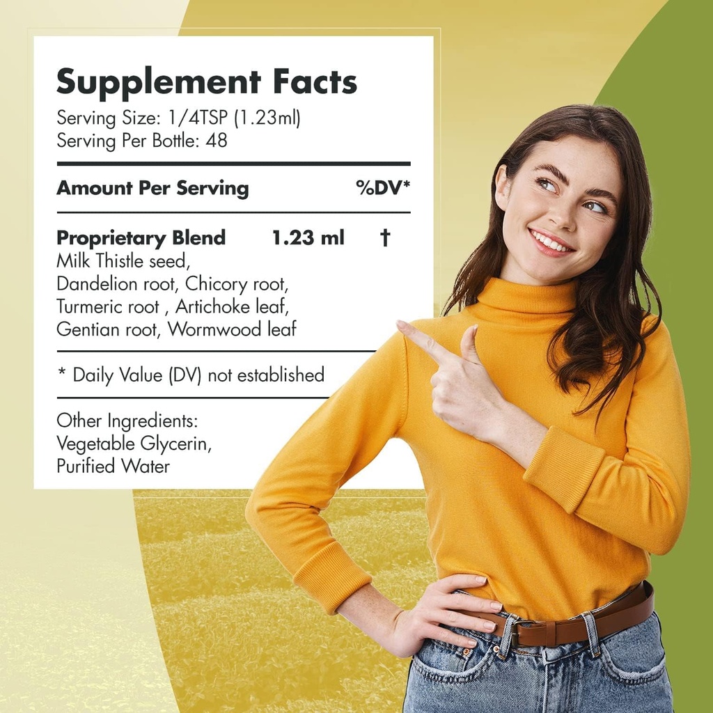 Go Nutrients Liver Edge & Adrenal Edge | Energy & Fatigue Supplement Cortisol Manager Liquid Drops Non-GMO, Gluten Free | Liver Cleanse & Advanced Liver Liquid Drops Supplement Milk Thistle Seed 3