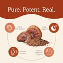 Real Mushrooms Reishi Mushroom Powder - Handpicked Organic Mushroom Extracts - Red Reishi for Tranquil Daily Wellness with Verified Beta Glucans Vegan, Non-GMO, No Grain Fillers, 45 Servings 5