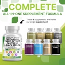 Clean Nutraceuticals Oregano Oil Garlic Extract Olive Leaf Black Seed Oil- Immune Support & Digestive Health Supplement for Women and Men with Vitamin D3 & Zinc - 5Pack 3