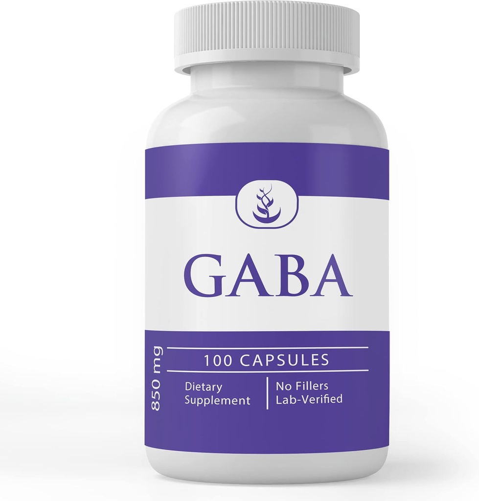 Pure Original Ingredients GABA, (100 Capsules) Always Pure, No Additives or Fillers, Lab Verified 2