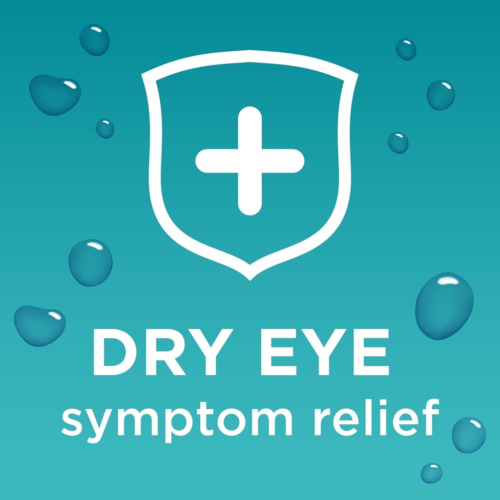 BLINK Tears Lubricating Eye Drops, Moisturizing & Soothing for Mild to Moderate Dry Eyes, with Hyaluronate, Reduces Discomfort, Long-Lasting Hydration, Soothes & Moisturizes, 0.5 Fl Oz 6