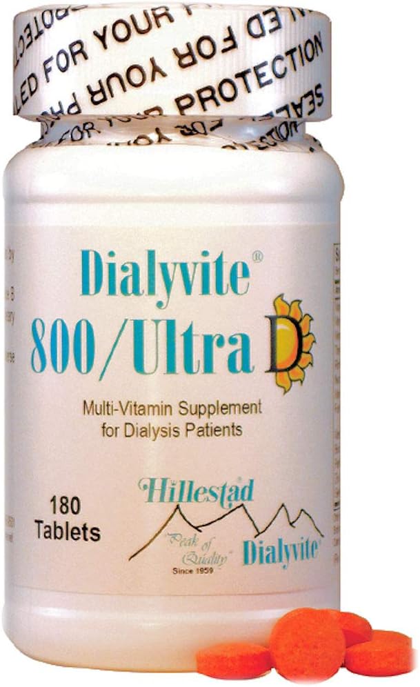 Dialyvite 800 Ultra D Multi-Vitamin Value Bottle - 180 Tablets 3