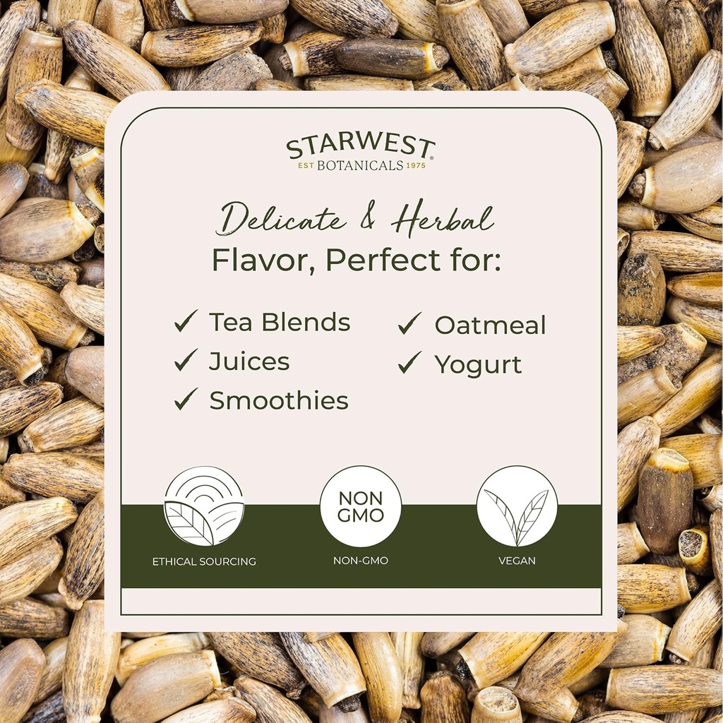 Starwest Botanicals Organic Milk Thistle Seed Whole - Loose Leaf Milk Thistle for Tea & Cooking, Mix in Juice, Add to Smoothies, Oatmeal, & Yogurt, Certified Kosher, Non-GMO - Bulk 1 lb Bag 4