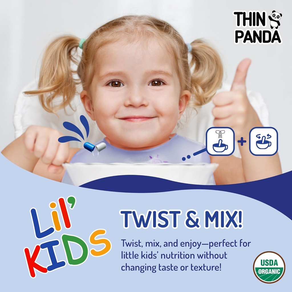 Lil' Kids Organic Vitamin D3 Supplement | 100% Of Your RDA | For Strong Bones & Healthy Immunity | Unique Twist & Mix Design | GMO Gluten Vegan & Taste Free | For Toddlers Ages 3 & Under | 90 Servings 4