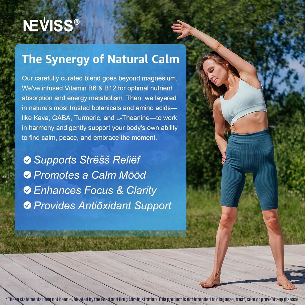 Magnesium Complex Gummies 400mg, Magneisum Glycinate Citrate Malate + Turmeric, GABA, B6 B12, Kava Kava, L-Theanine for Sleep, Calm, Relaxation, Energy, Magnesium Gummies for Women Men, Vegan, 2 Pack 6