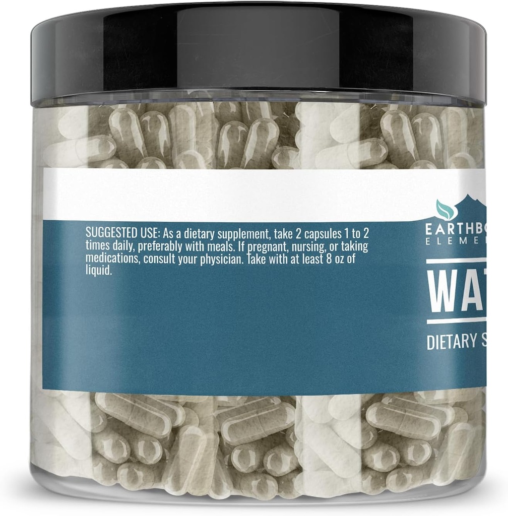 Earthborn Elements Watercress 200 Capsules, Pure & Undiluted, No Additives 4