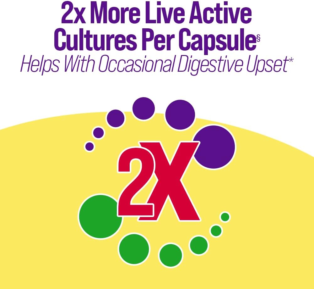 Culturelle Ultimate Strength Probiotic for Men and Women, Most Clinically Studied Probiotic Strain, 20 Billion CFUs, Supports Occasional Diarrhea, Gas & Bloating, Non-GMO, 20 Count 6