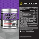 Cellucor Alpha Amino EAA & BCAA Powder | Branched Chain Essential Amino Acids + Electrolytes | ICY Blue Razz | 30 Servings 6