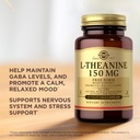 Solgar L-Theanine 150 mg - 60 Vegetable Capsules - Promotes Relaxation - Non-GMO, Vegan, Kosher & Gluten Free - 60 Servings 6