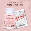 Turkey Tail 3000mg Lions Mane 3000mg Reishi 1500mg Mushroom Blend with Chaga Maitake Cordyceps Shiitake Field | Mushroom Blend | Focus Pills - 90 Count (90 Count Pack of 1) 5