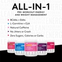 RSP NUTRITION AminoLean Pre Workout Energy (Watermelon 30 Servings) with AminoLean Recovery Post Workout Boost (Blood Orange 30 Servings) 5