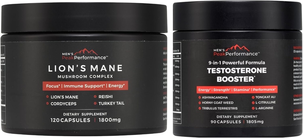 Peak Vitality Performance Bundle - Energy, Stamina, Endurance, Focus and Congnitive Support 2