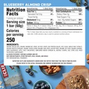 CLIF BAR - Blueberry Almond Crisp - Made with Organic Oats - Non-GMO - Plant Based - Energy Bars - 2.4 oz. (12 Pack) 3