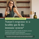 Gaia Herbs Sauerkraut Postbiotic - Natural Gut Health & Immune Support Supplement - Made with Fermented Sauerkraut - Free from Dairy, Soy & Gluten - 60 Vegan Capsules (30 Servings) 6