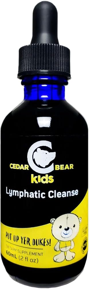 Cedar Bear Lymphatic Cleanse for Kids - Liquid Herbal Supplement That Supports Healthy Lymphatic & Immune Function 2 fl oz (Pack of 1) 2
