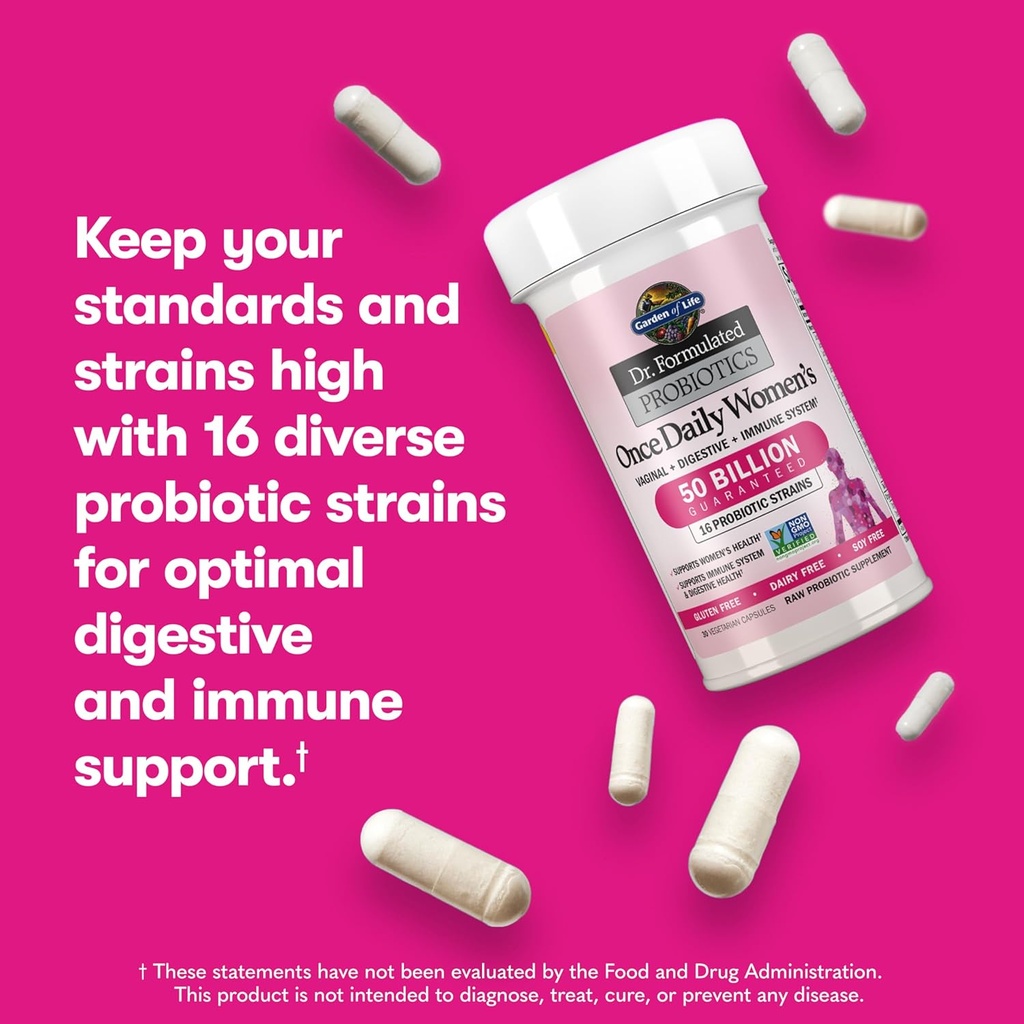 Garden of Life & Nature's Bounty Women’s Wellness Valentine’s Day Bundle- Digestive & Vaginal Health Support, Hair, Skin & Nails Pectin Gummies with Biotin, Vaginal Probiotics with Cranberry, 30-200ct 3