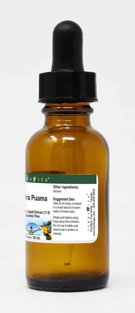 Muira Puama Glycerite Liquid Extract (1:5) - No Flavor (1 oz, ZIN: 522757) 4