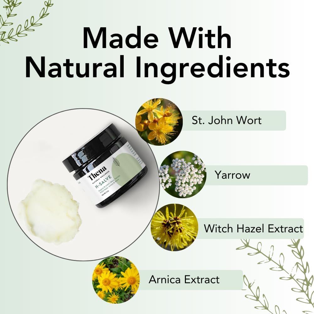 Intense Hemorrhoid Treatment 100% Natural Hemorrhoid Cream & Fissure Ointment Control Organic Lavender Arnica Witch Hazel Fast Healing Maximum Strength, Best with Thena Sitz Bath Soak for Women Men 4