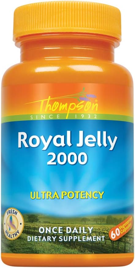 Thompson Royal Jelly, Ultra Potency, 2000 Mg, 60 Capsules 2