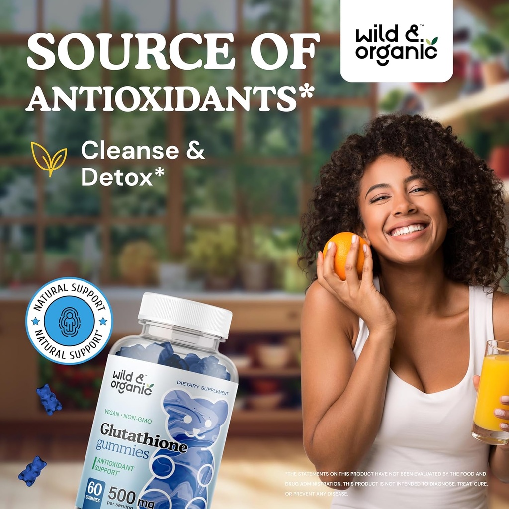 Wild & Organic L-Methylfolate Gummies & L-Glutathione Gummies 5