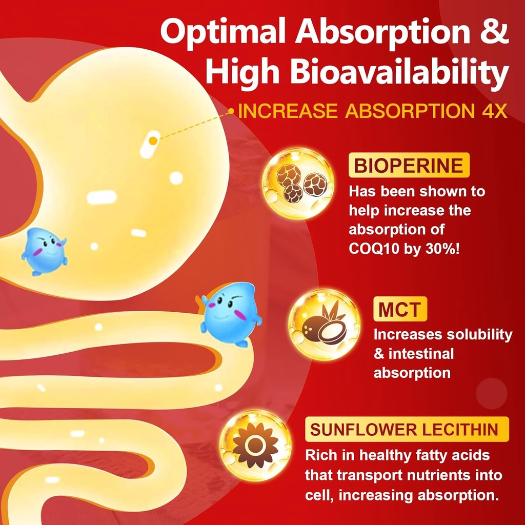 DRFOSTER COQ10 Supplements with PQQ, 118 Veggie Capsules 5