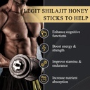 Xucivik Shilajit Honey Sticks,Pure Shilajit Resin with Organic Honey & Saffron, Boost Energy, Strengthen Immunity, Enhance Mental Clarity,Perfect for Men & Women,30 Sticks 5