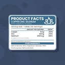 New World Health Brands Copper Zinc Selenium (5mg, 40mg, 200mcg) 3 in 1 Blend | 60 Tablets | Antioxidant Protection, Immune Support, Easy to Swallow 4