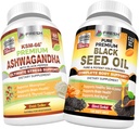 FRESH HEALTHCARE Ashwagandha KSM 66 and Black Seed Oil - Bundle 2