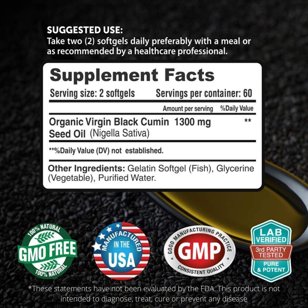 FRESH HEALTHCARE Ashwagandha KSM 66 and Black Seed Oil - Bundle 6