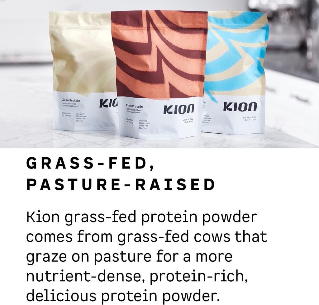 Kion Clean Protein | Grass-Fed & Pasture-Raised Whey Isolate Protein Powder | Smooth Vanilla | 30 Servings 5