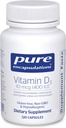 Pure Encapsulations Vitamin D3 10 mcg (400 IU) | Hypoallergenic Support for Bone, Breast, Cardiovascular, Colon and Immune Health | 120 Capsules 2