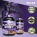 EAS 100% Platinum | 3 Ultra-Platinum Whey Proteins | Increase Size & Strength | 25g Protein, 5.5g BCAAs | 5 Pound (Chocolate Ice Cream) 5