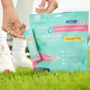 Electrolyte Powder Sugar-Free Hydration Packets Strawberry Lemonade HydroMATE 30 Sticks 6