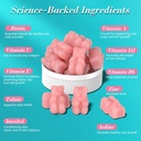 Biotin Gummies -Hair Skin and Nails Vitamins for Men & Women, Vegan Vitamin B7, Supports Hair Growth and Stronger Nails,90 Day Supply-Raspberry-3 Pack 5