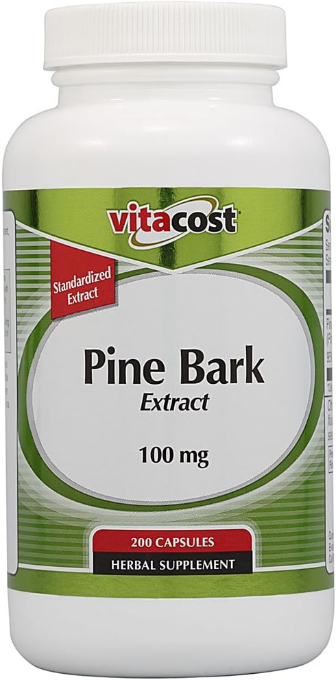 Vitacost Pine Bark Extract - Standardized to 95% OPC -- 100 mg - 200 Capsules 2