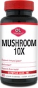 Olympian Labs 10X Mushroom Supplement Capsules - Comprehensive Formula Supporting Immune System, Antioxidant, Brain Health - 60 Capsules (30 Servings) 2