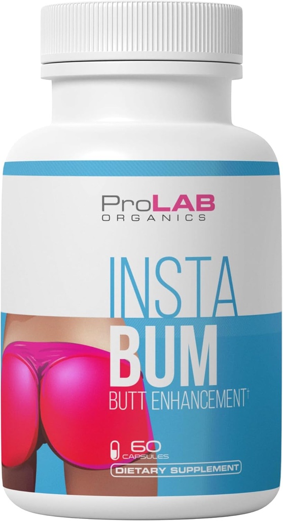 InstaBum Bum Enhancement Pills – Lift, Shape, and Fill Glutes – Fast Growth for Bigger Butt and HIPS – No Gummies. Visible Results in 1-2 Weeks 2