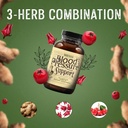 Medicine Man Plant Co. Blood Pressure Support 120 Capsules - Natural Herbal Pills with Hawthorn, Rosella Hibiscus, and Ginger - Organic and Herbal Supplement 5