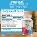 InstaBum Bum Enhancement Pills – Lift, Shape, and Fill Glutes – Fast Growth for Bigger Butt and HIPS – No Gummies. Visible Results in 1-2 Weeks 6