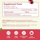 High Strength Berberine Supplement 500mg - Once Daily Potent Berberine 500mg Antioxidant Quercetin Supplement for Heart Aging and Vitality Support - Vegan Friendly & Made in The USA (180 Servings) 3