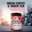 EVL BCAAs Amino Acids Powder - BCAA Energy Pre Workout Powder for Muscle Recovery Lean Growth and Endurance - Rehydrating Post Workout Recovery Drink with Natural Caffeine - Watermelon 3
