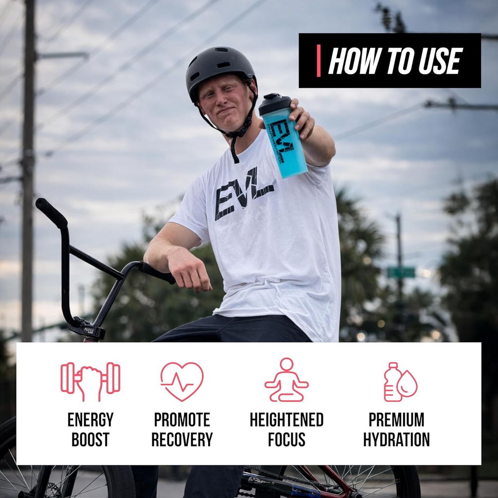 EVL BCAAs Amino Acids Powder - BCAA Energy Pre Workout Powder for Muscle Recovery Lean Growth and Endurance - Rehydrating Post Workout Recovery Drink with Natural Caffeine - Watermelon 5