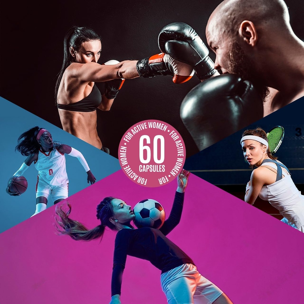 MULTIVITAMIN for Active Women, 60 Capsules, Multivitamin & Multi-Mineral Supplement for Women, Helps Support Energy Levels, Focus, Concentration & Immune Health 3