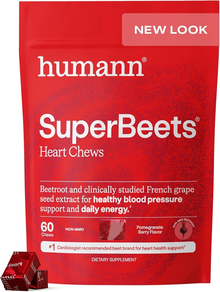 Humann SuperBeets Heart Chews & Black Cherry Powder 5