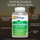 SOLARAY Once Daily High Energy Multivitamin for Women and Men - Energy Supplements - Immune Support w/Vitamin C, A, D and E, Vitamin B Complex, Trace Minerals, 60-Day Guarantee, 120 Serv, 120 VegCaps 4