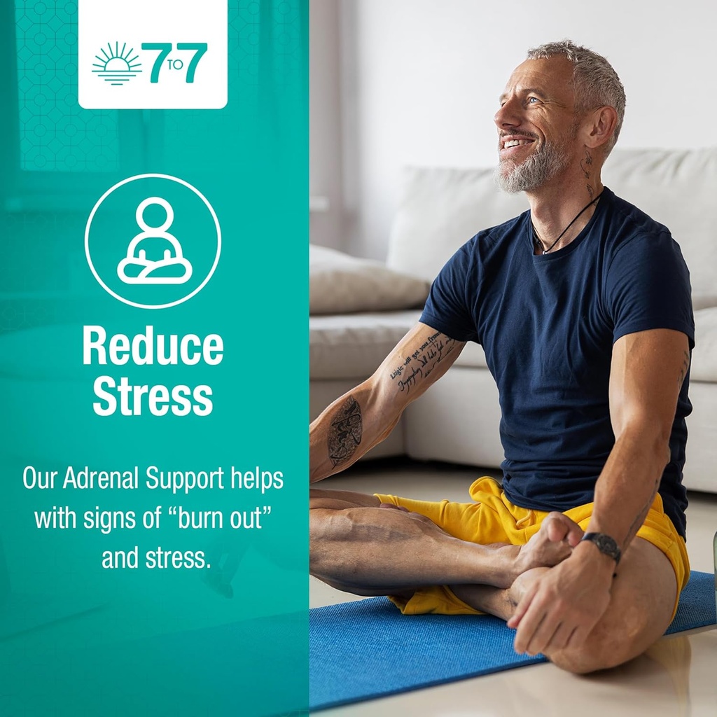 Adrenal Support Supplement - Manage Cortisol, Combat Fatigue, Boost Energy, Improve Sleep with Adaptogens & Minerals - Holistic Health & Balance 4