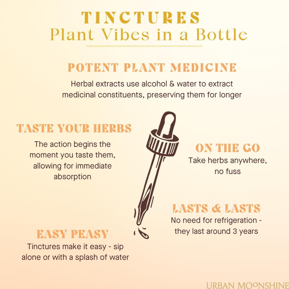 Urban Moonshine Healthy Liver Bitters - Liver Support - Detox - Bile Production - Gut Health - Artichoke - Dandelion - Gentle Detox* -Organic- 2 Fl Oz 6