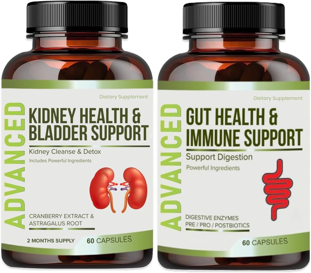 Kidney Cleanse Detox & Repair and Bladder Support- Kidney Support Supplement for Kidney Restore With Chanca Piedra,Cranberry, Juniper Berries for Kidney Detox and Bladder Health.60 Day Supply 2