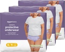 Basics Incontinence Underwear for Women, Protective, Disposable, Postpartum, Maximum Absorbency, X-Large, Lavender, 48 Count (3 Packs of 16) 2