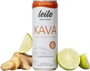 LEILO | Kava Powered Moscow Mule Mocktail Drink | 12-Pack – Sugar-Free & Non-ALC Functional Relaxation Support | 12 fl oz Cans (Pack of 12) 2